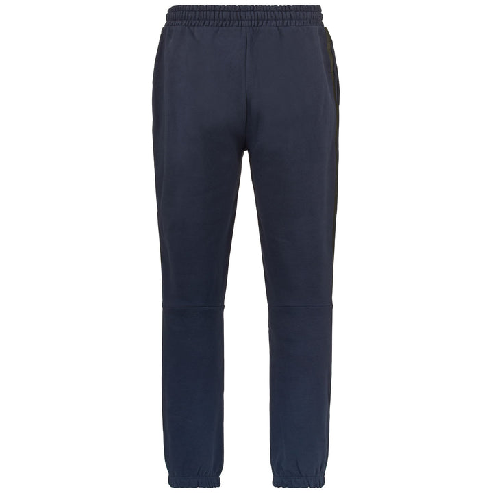 Pants Man LOGO DARIN Sport Trousers BLUE DK - BLACK Dressed Side (jpg Rgb)		