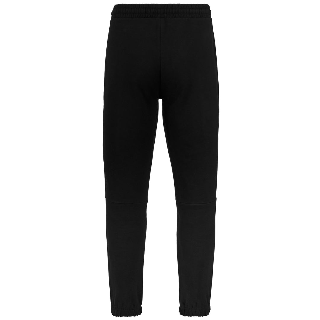 Pants Man LOGO DARIN Sport Trousers BLACK - WHITE Dressed Side (jpg Rgb)		