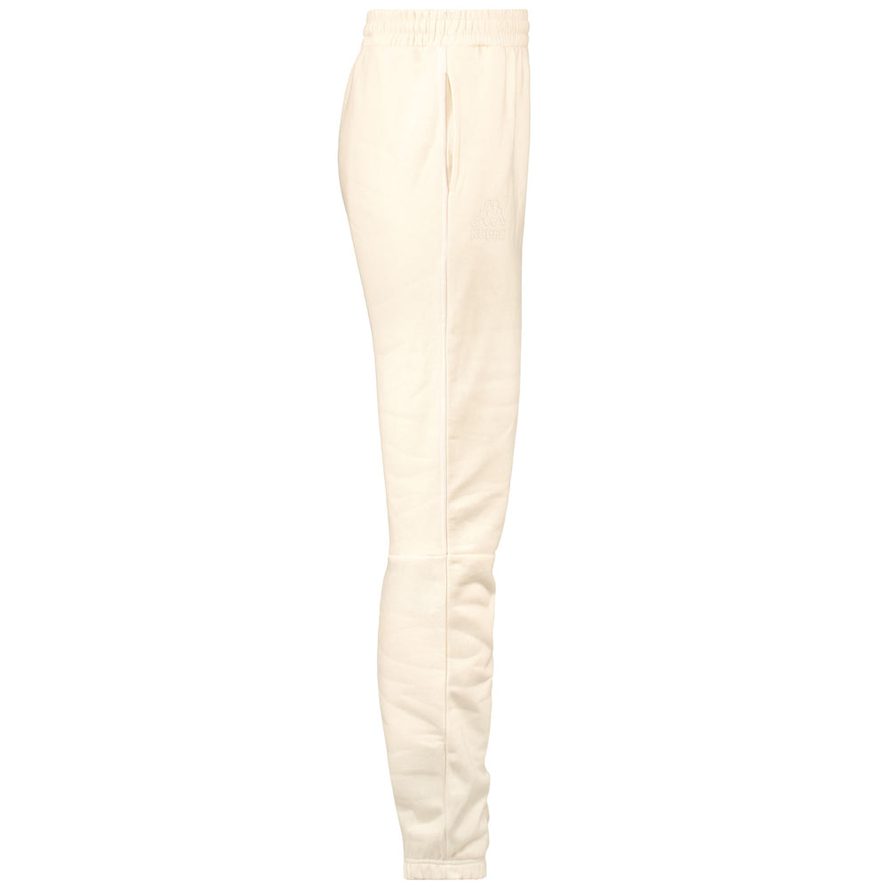 Pants Man LOGO DARIN Sport Trousers WHITE OFF - WHITE Dressed Front (jpg Rgb)	