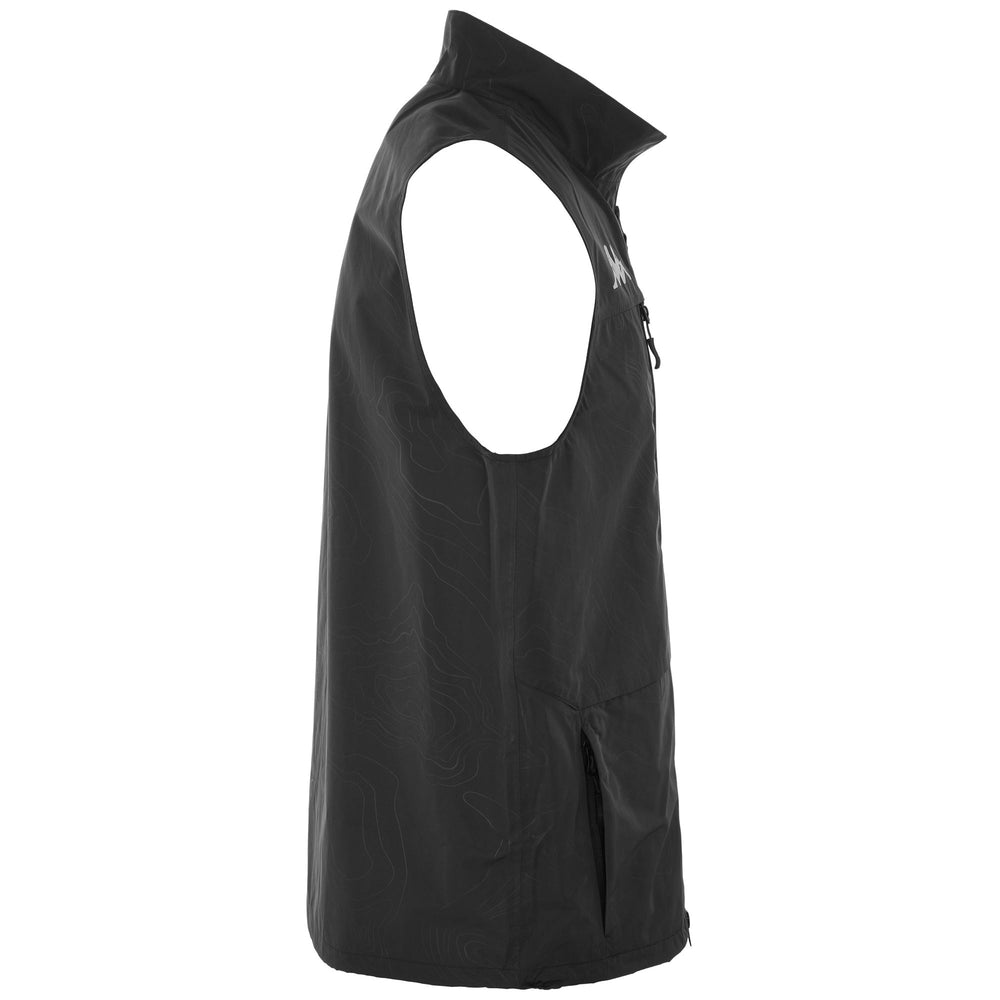 Jackets Unisex NAIVY Vest BLACK LT-BLACK Dressed Front (jpg Rgb)	