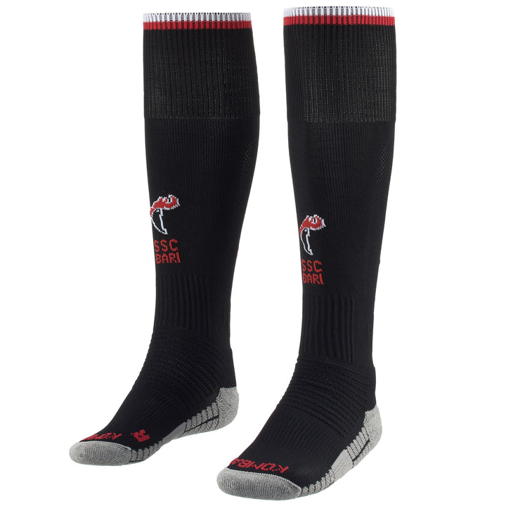 Socks Man KOMBAT SPARK PRO BARI 1PACK Knee High Sock BLACK-RED-WHITE Photo (jpg Rgb)			