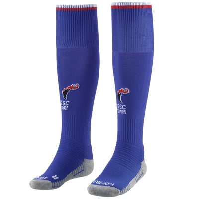 Socks Man KOMBAT SPARK PRO BARI 1PACK Knee High Sock WHITE-BLUE-RED | kappa Photo (jpg Rgb)			