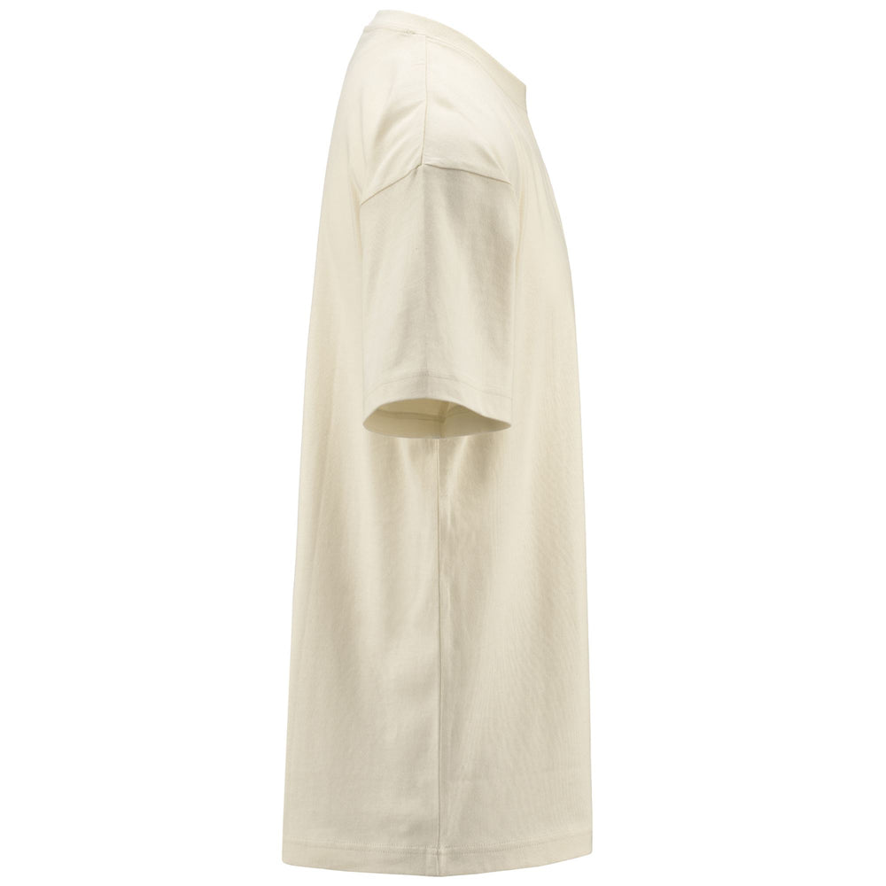 T-ShirtsTop Man AUTHENTIC GASTOR ORGANIC T-Shirt WHITE ASPARAGUS Dressed Front (jpg Rgb)	