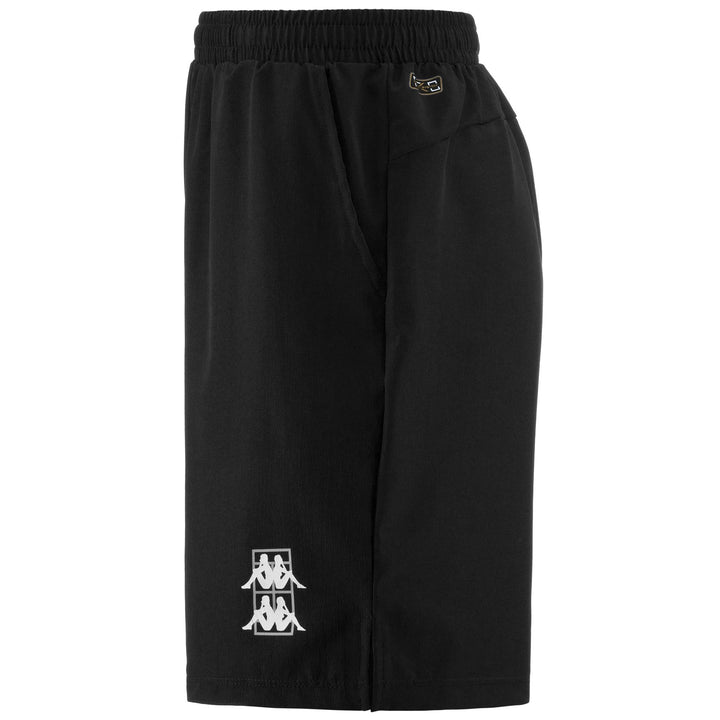 Shorts Man KOMBAT PADEL DIVIOLO Sport  Shorts BLACK Dressed Back (jpg Rgb)		