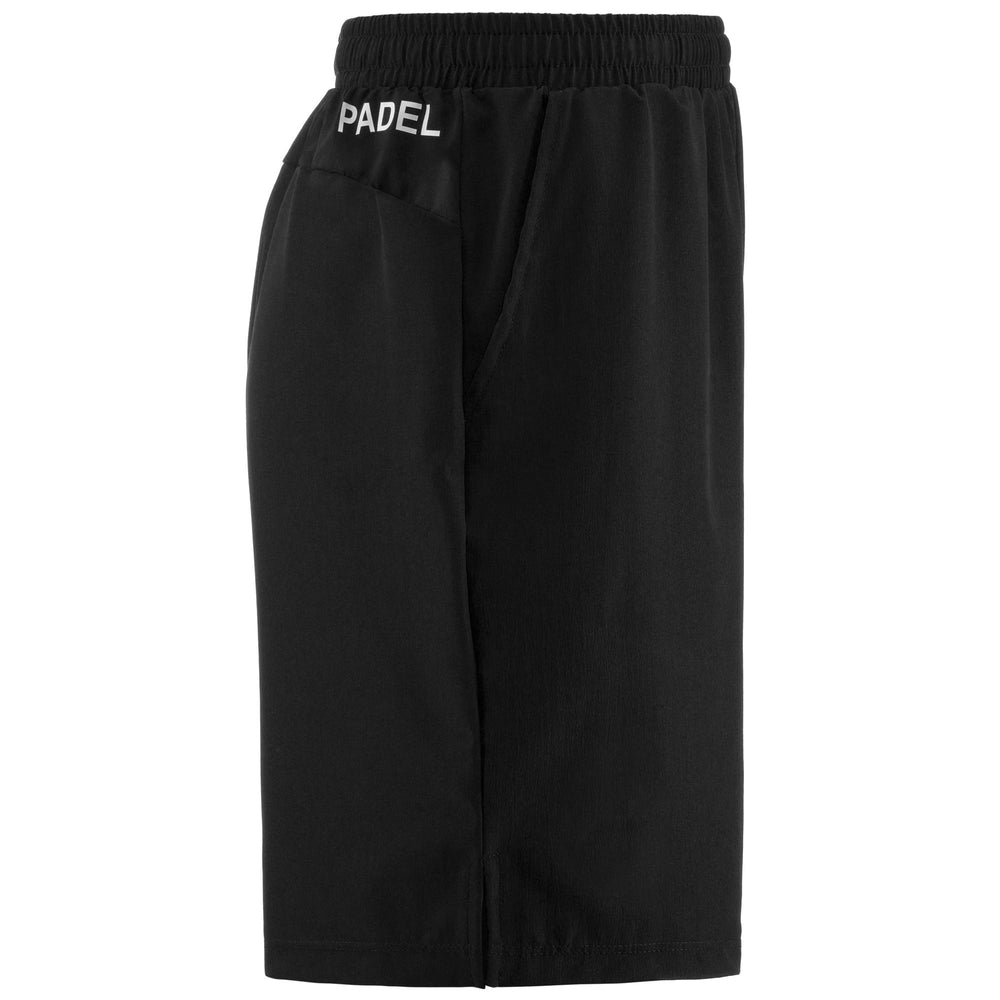 Shorts Man KOMBAT PADEL DIVIOLO Sport  Shorts BLACK Dressed Front (jpg Rgb)	