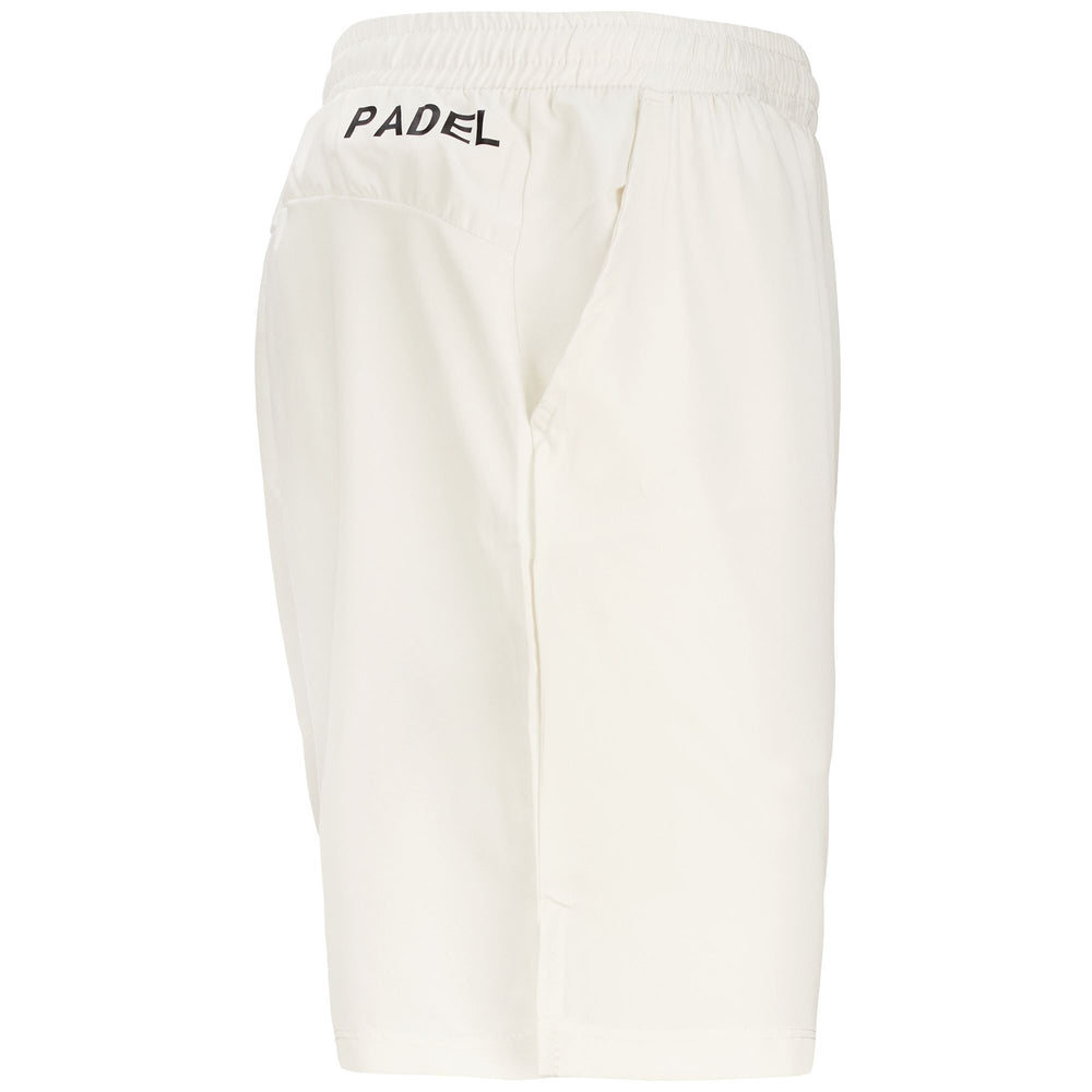 Shorts Man KOMBAT PADEL DIVIOLO Sport  Shorts WHITE OFF Dressed Front (jpg Rgb)	