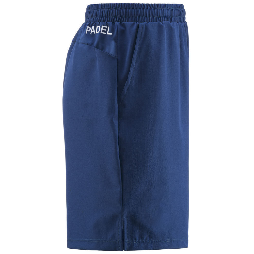 Shorts Man KOMBAT PADEL DIVIOLO Sport  Shorts BLUE Dressed Front (jpg Rgb)	