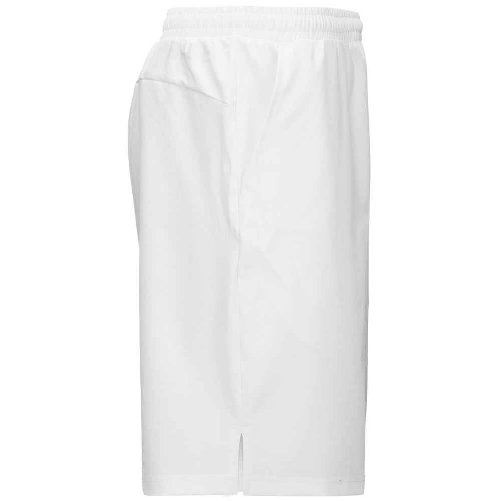 Shorts Man KOMBAT PADEL DIVIOLO Sport  Shorts WHITE - WHITE OFF Dressed Front (jpg Rgb)	