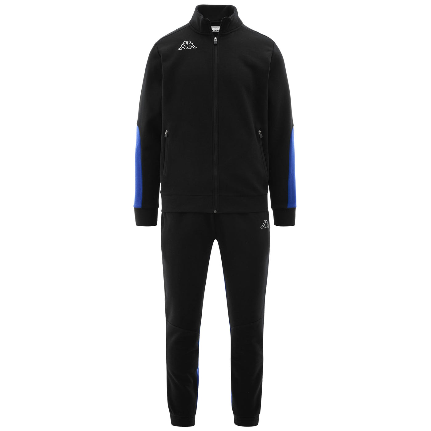 Sport Suits Man LOGO EZEK TRACKSUIT BLACK - BLUE CLEMATIS Photo (jpg Rgb)			