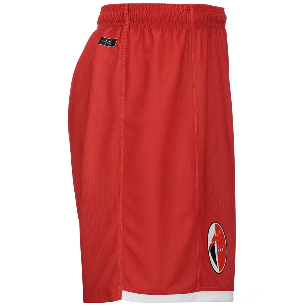 Shorts Man KOMBAT RYDER BARI Sport  Shorts RED-WHITE Dressed Front (jpg Rgb)	