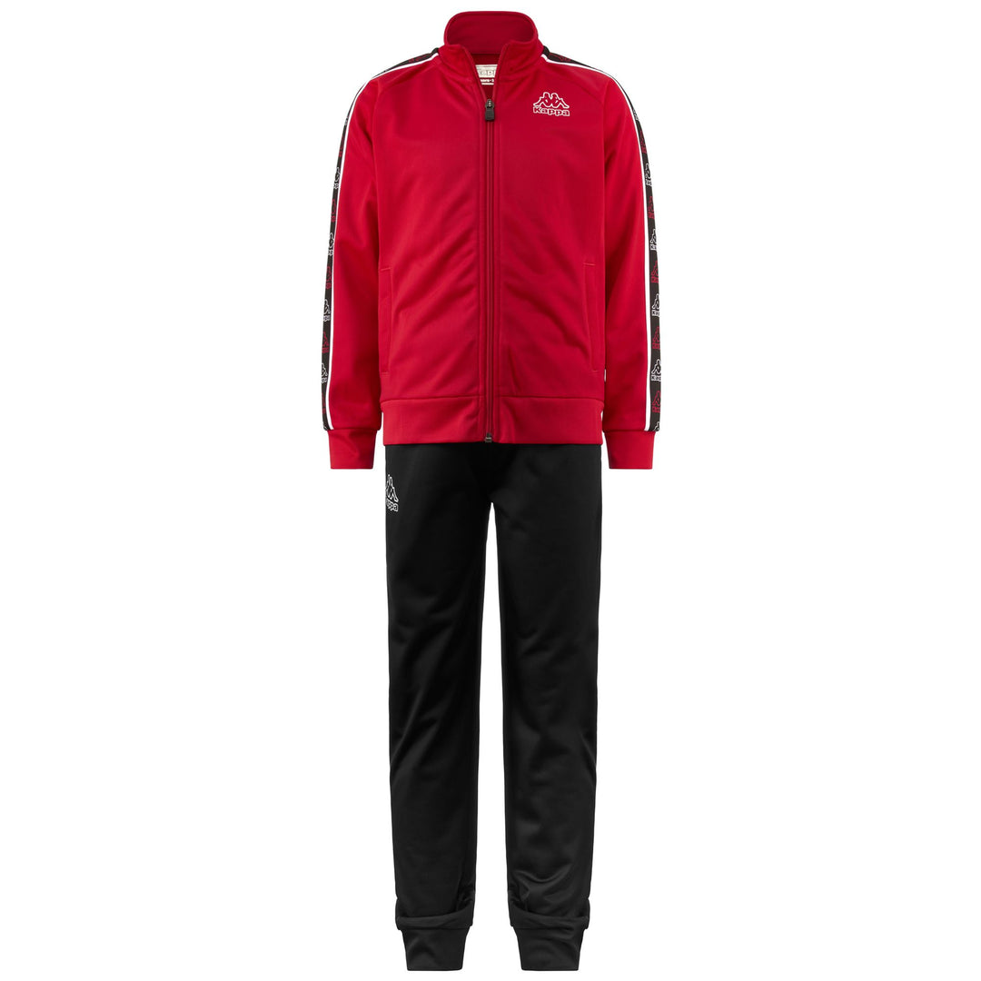 Sport Suits Boy LOGO SUNNY KID TRACKSUIT RED - BLACK Photo (jpg Rgb)			