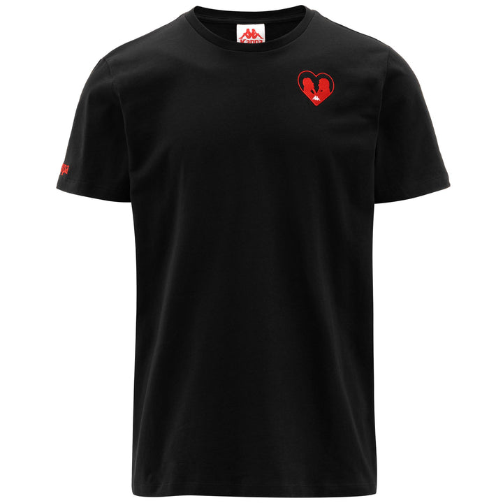 T-ShirtsTop Man AUTHENTIC LENNI T-Shirt BLACK-RED Photo (jpg Rgb)			