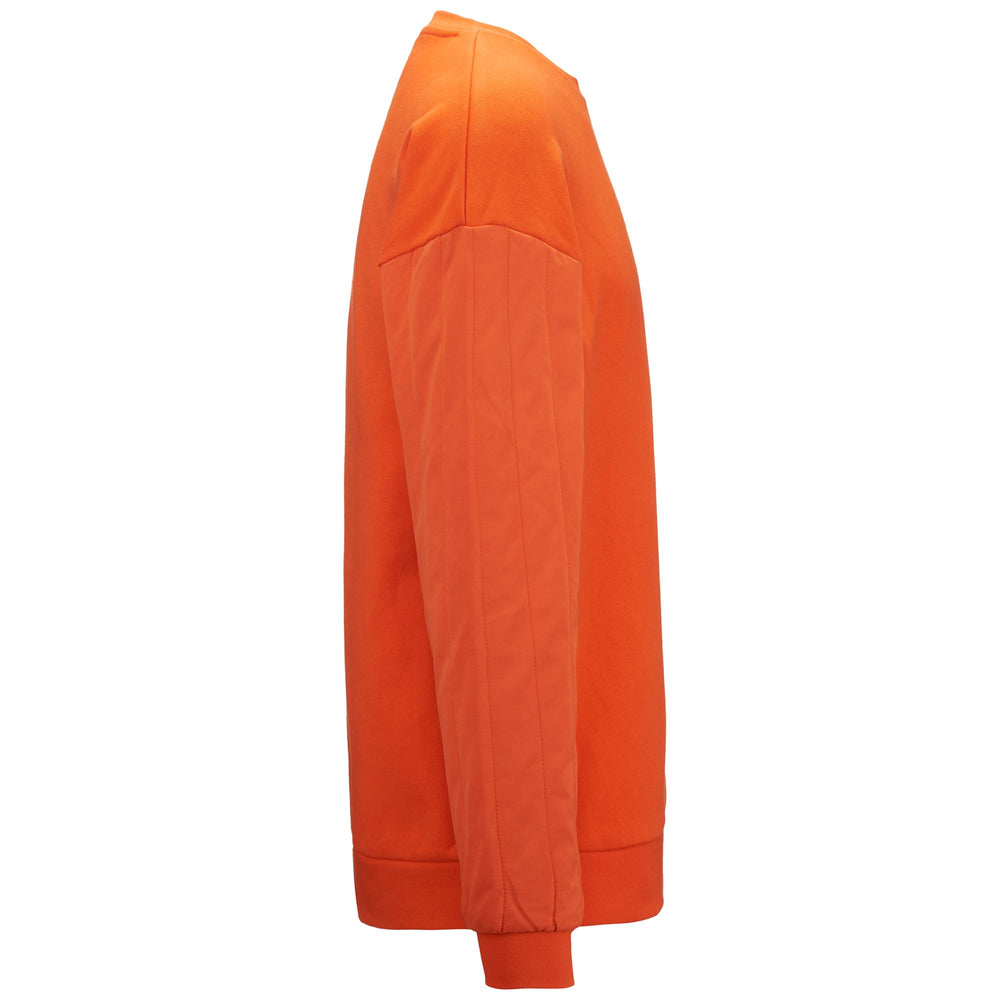 Fleece Unisex AUTHENTIC TECH MARINS Jumper ORANGE Dressed Front (jpg Rgb)	