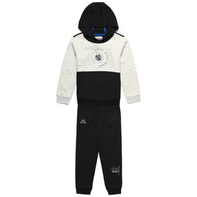 Sport Suits Boy LOGO BENZEM KID TRACKSUIT OFF WHITE MEL-BLACK Photo (jpg Rgb)			
