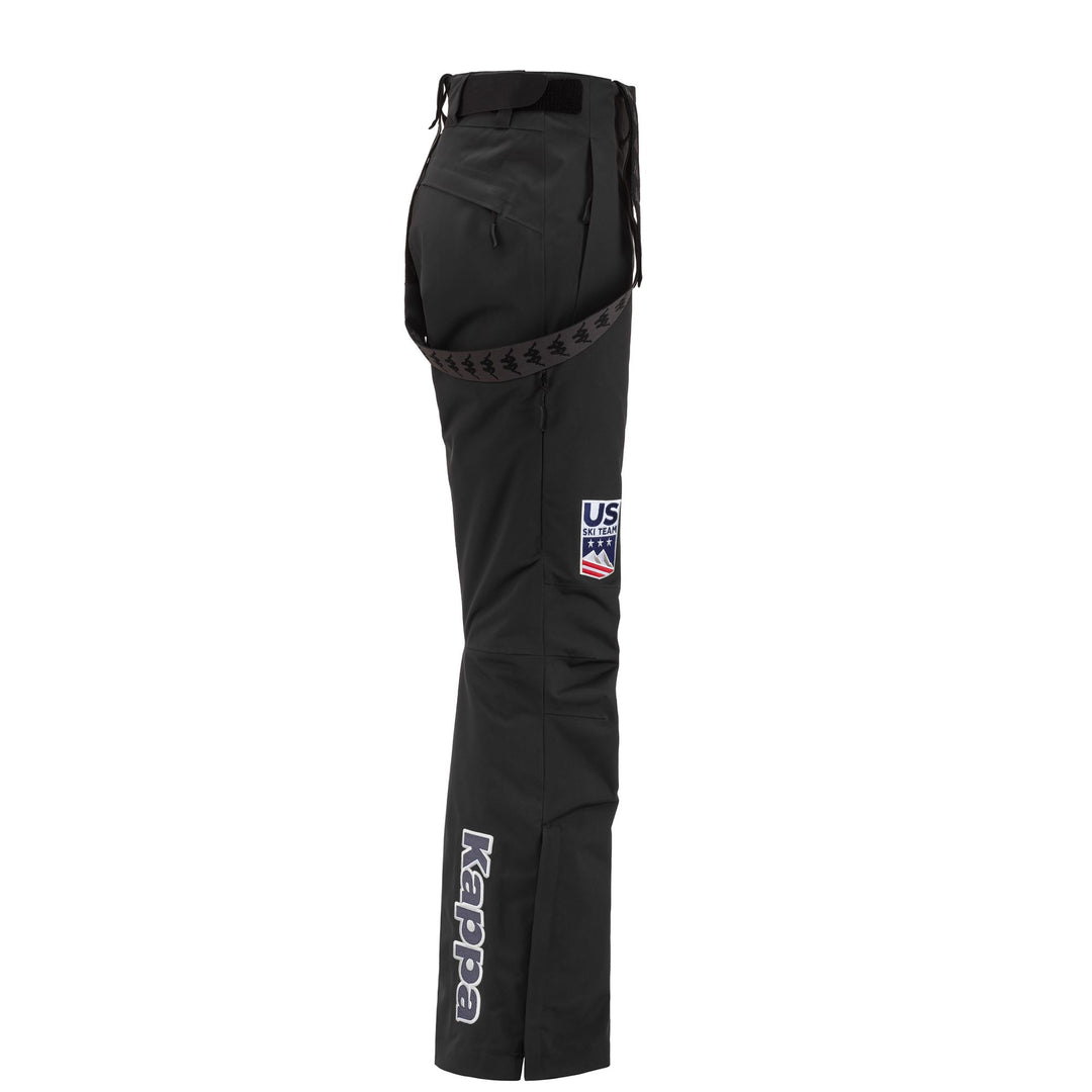 Pants Woman 6CENTO 665G US Sport Trousers BLACK LT-BLACK Dressed Front (jpg Rgb)	