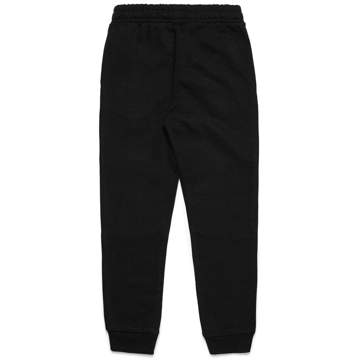 Pants Boy LOGO BOLI KID Sport Trousers BLACK Dressed Front (jpg Rgb)	