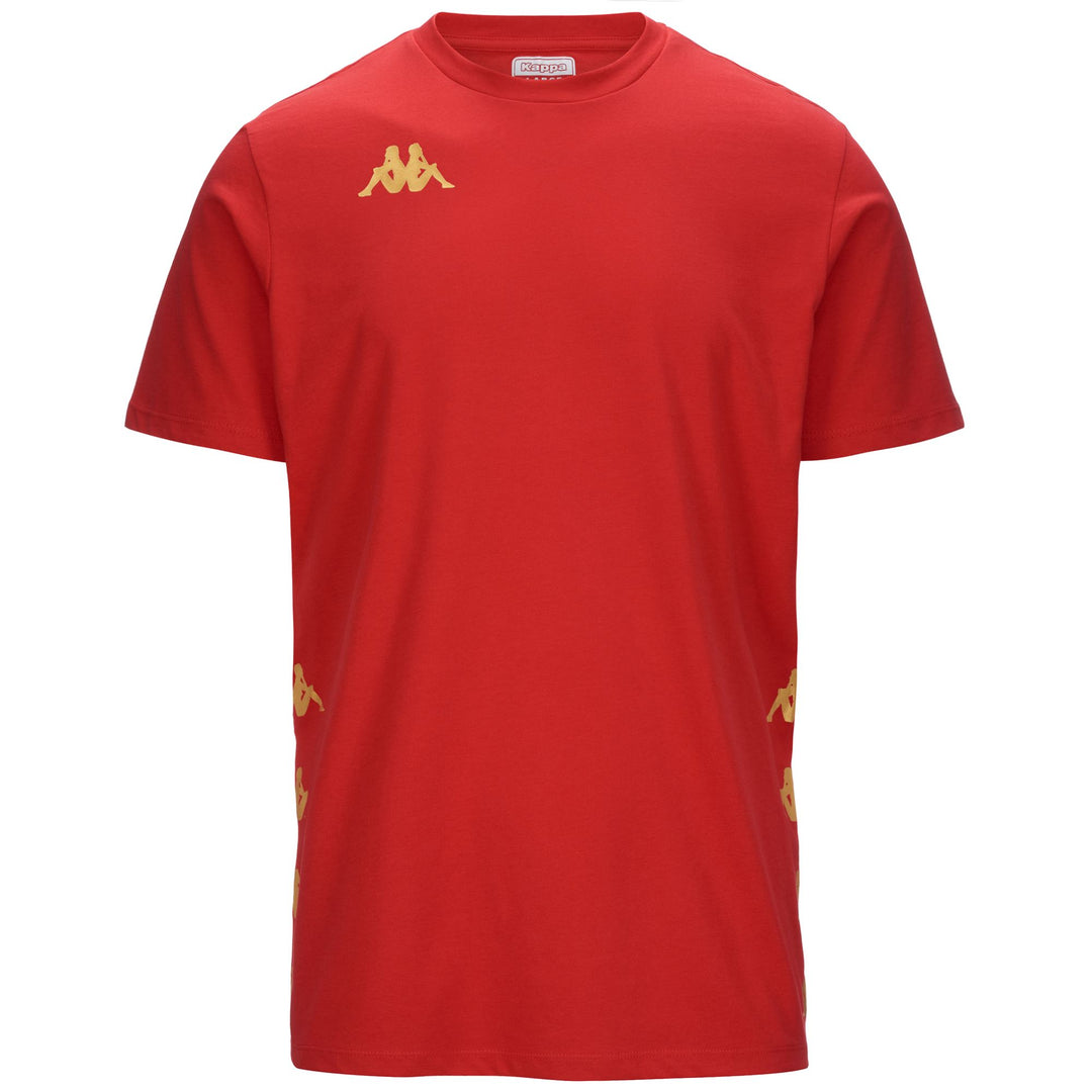 T-ShirtsTop Man KAPPA4FOOTBALL GIOVO T-Shirt RED CHINESE Photo (jpg Rgb)			