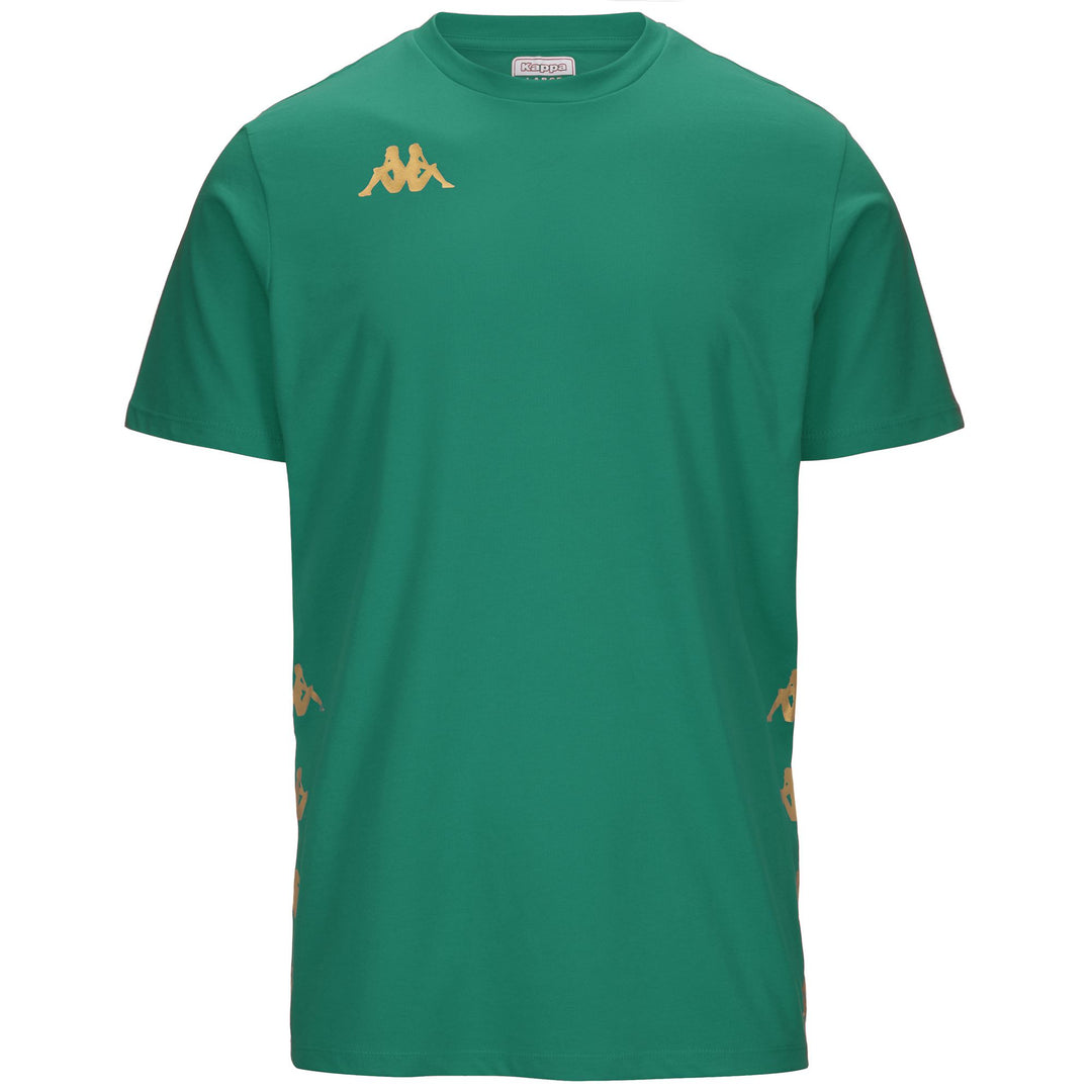 T-ShirtsTop Man KAPPA4FOOTBALL GIOVO T-Shirt GREEN Photo (jpg Rgb)			