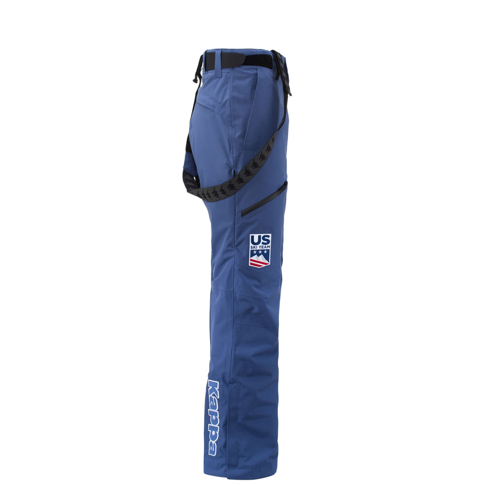 Pants Man 6CENTO 622G HZ US Sport Trousers BLUE FIORD-BLACK Dressed Front (jpg Rgb)	