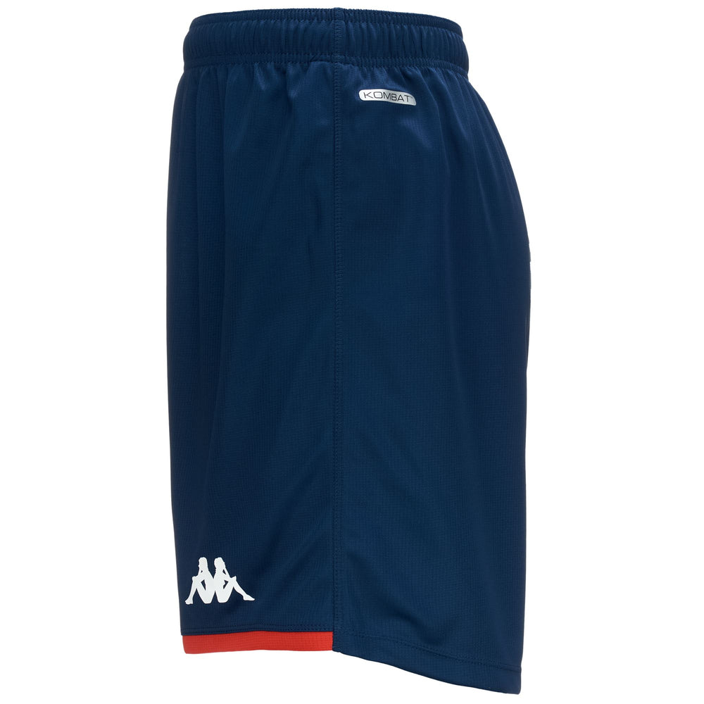 Shorts Man KOMBAT RYDER GENOA Sport  Shorts BLUE DK-RED Dressed Front (jpg Rgb)	