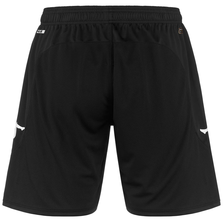 Shorts Man AHORAZIP PRO 7 GENOA Sport  Shorts BLACK Dressed Side (jpg Rgb)		