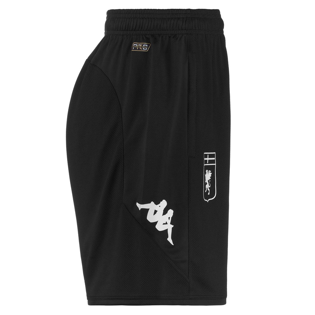 Shorts Man AHORAZIP PRO 7 GENOA Sport  Shorts BLACK Dressed Back (jpg Rgb)		