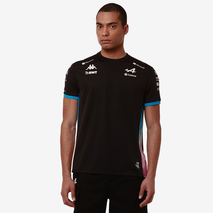 Active Jerseys Man ADOLIM ALPINE F1 Shirt BLACK - BLUE DRESDEN - PINK BEGONIA Detail (jpg Rgb)			